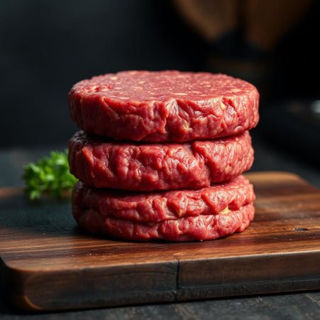 Grass-fed beef patties